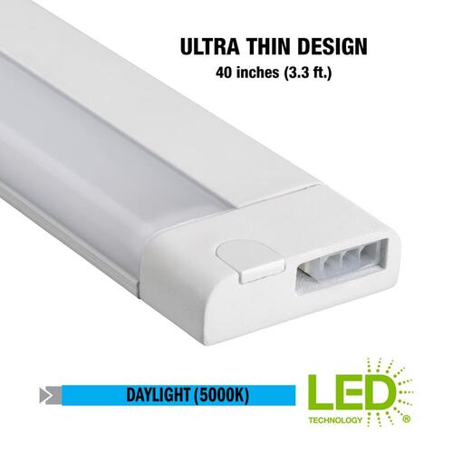 ETi 53509161 UC Series 0 Magnc Shelf and Under Cabinet Light, 160 mA, 120 V, 12.08 W, LED Lamp, 1000 Lumens