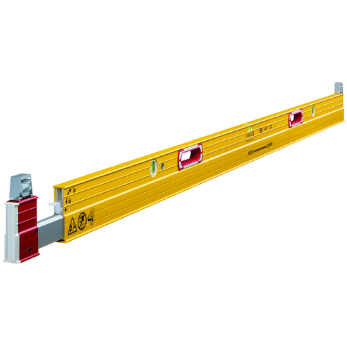 Stabila 35712 Level 144" Aluminum Type 106T Plate 3 vial Yellow