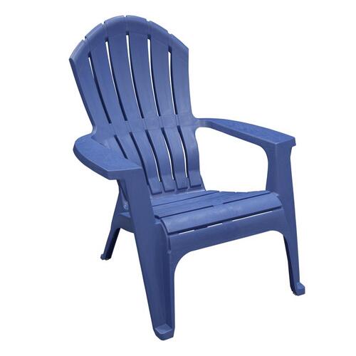 Chair RealComfort Blue Resin Frame Adirondack