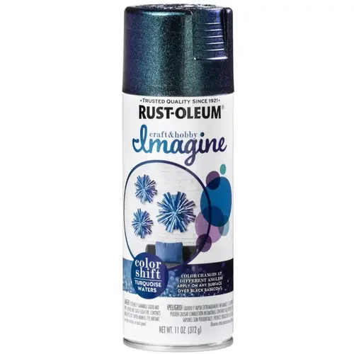 Imagine Craft & Hobby Spray Paint, Turquoise Waters, 11 oz, Aerosol Can