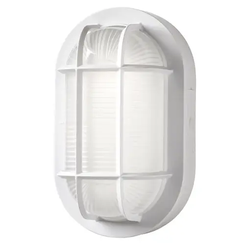 ETi 504071020 MB Series Oval Marine Bulkhead Light, 120/277 V, 6.9 W, LED Lamp, 135.4 to 180 deg Beam, 870 Lumens White