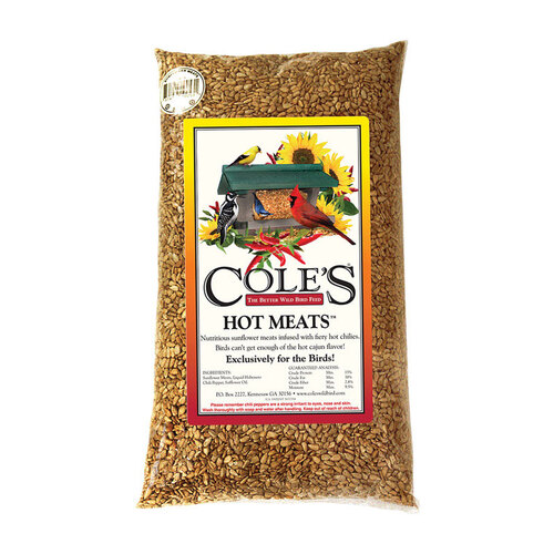 Cole's HM20 Hot Meats Blended Bird Seed, Cajun Flavor, 20 lb Bag