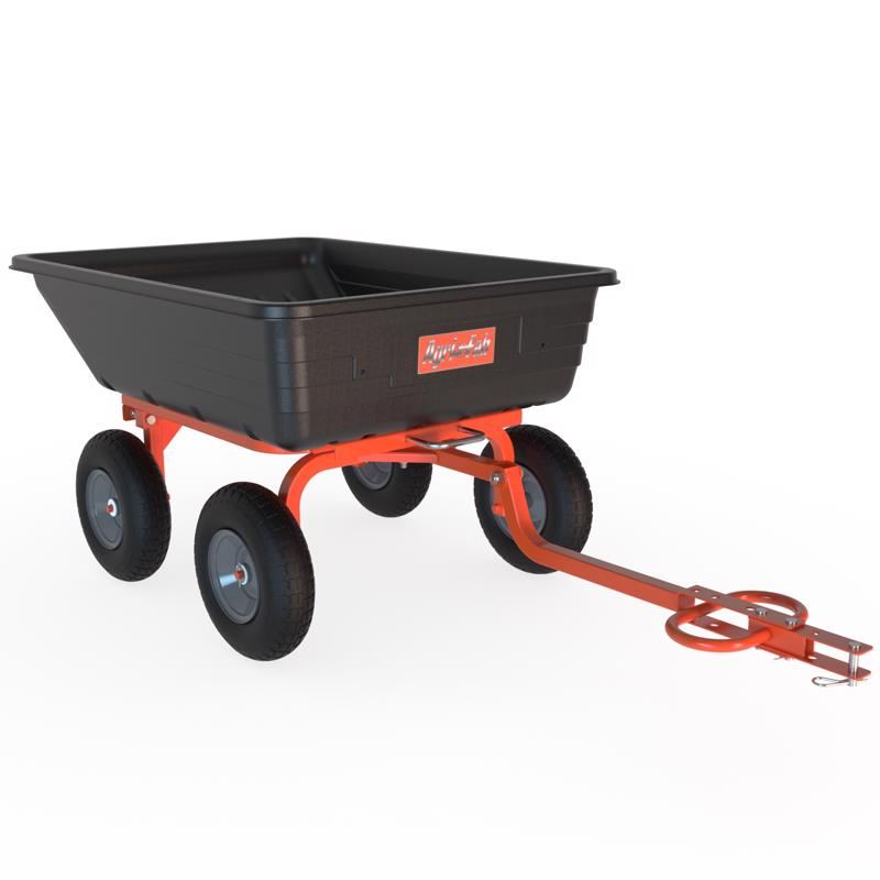 Agri-Fab 45-0594 Tow Behind Utility Cart Plastic 10 cu ft Black