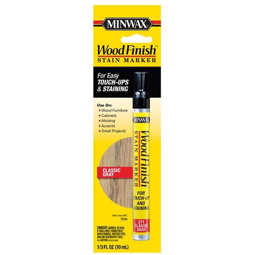 Wood Finish Stain Marker, Classic Gray, 0.33 oz - pack of 6