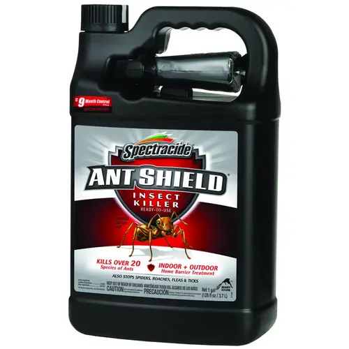 Insect Killer, Liquid, Spray Application, 1 gal Can Light Yellow/Water White