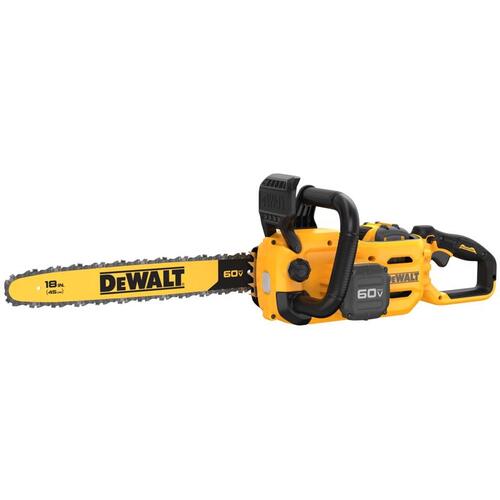 DEWALT DCCS672X1 Brushless Chainsaw Kit, 3 Ah, 60 V Battery, Lithium-Ion Battery, 17 in Cutting Capacity