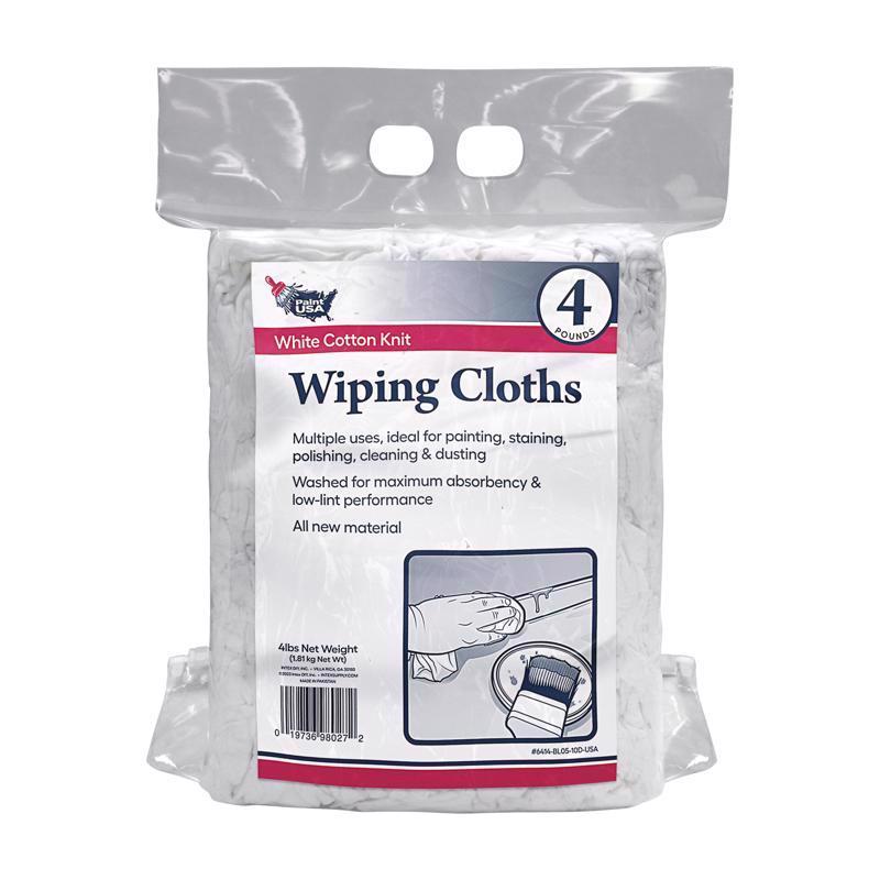 Paint USA 6414BL0510DUSA Wiping Cloth Cotton Knit 4 lb White