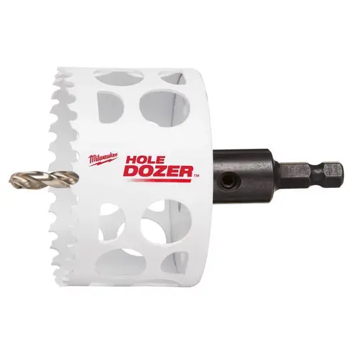 3 in. Hole Dozer Bi-Metal Hole Saw with 3/8 in. Arbor & Pilot Bit