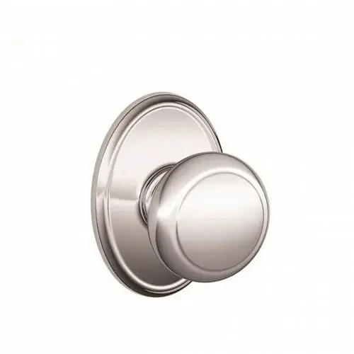 Andover Knob with Wakefield Rose Dummy Interior Trim Bright Chrome Finish