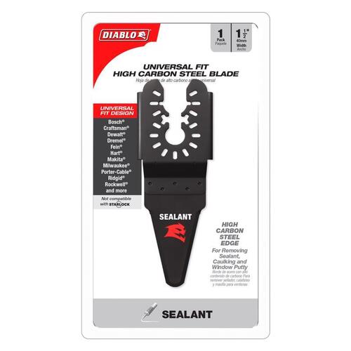 Oscillating Blade 1-1/2" W High Carbon Steel Adhesive Removal