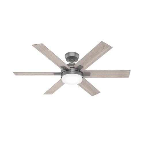 Ceiling Fan Georgetown 52" Matte Silver Integrated LED Indoor Matte Silver