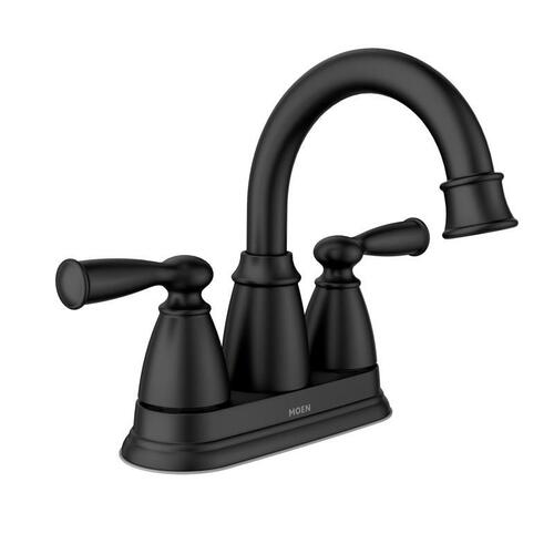 Centerset Bathroom Sink Faucet Banbury Matte Black 4" Matte Black