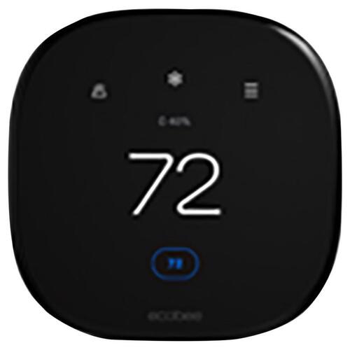 Smart Thermostat Built In WiFi Heating and Cooling Touch Screen Black