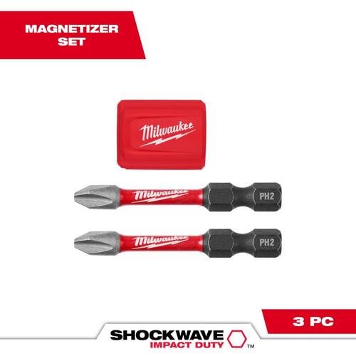 Magnetic Attachment Set Shockwave Phillips 2" L Alloy Steel