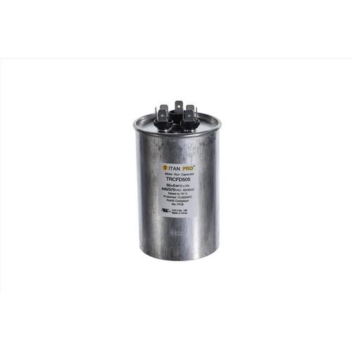 Packard TRCFD505 Titan Pro Run Capacitor 50+5 MFD 440/370-Volt Round