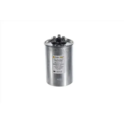 Packard TRCFD455 Round Run Capacitor 45+5 MFD 440 V