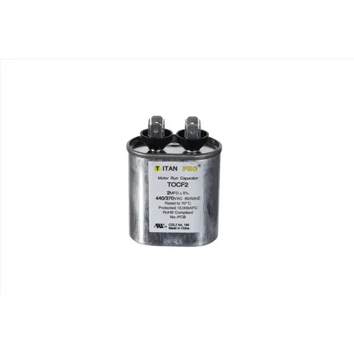 Oval Run Capacitor 2 MFD 440 V