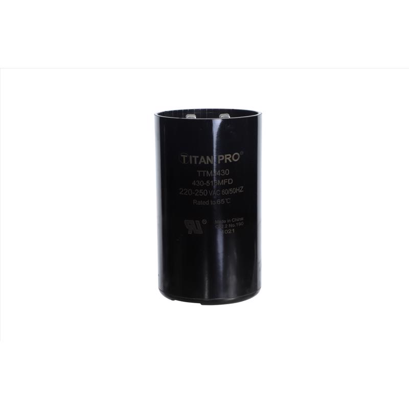 TITAN TTMJ430 Round Start Capacitor 430-516 MFD 250 V