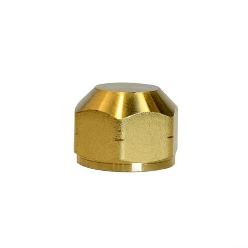 Cap 3/4" Flare Brass