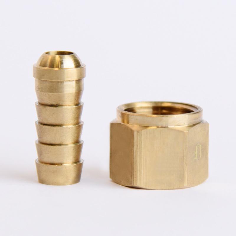 ATC 6JC126310701052 Adapter Brass 3/8" D X 3/8" D Yellow