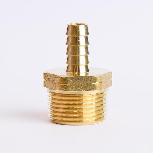 Adapter Brass 3/8" D X 3/4" D Yellow