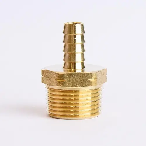 Adapter Brass 3/8" D X 3/4" D Yellow - pack of 5