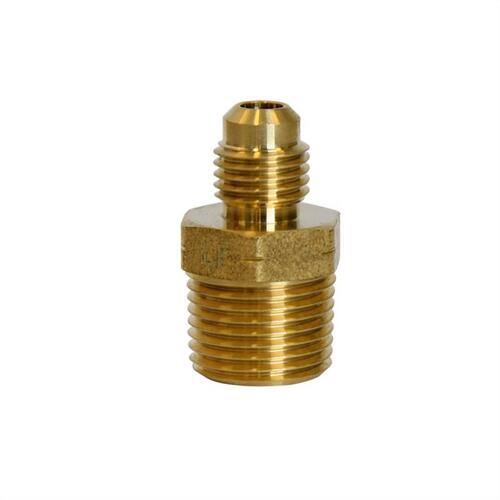 Adapter 1/4" Flare X 3/8" D MPT Brass