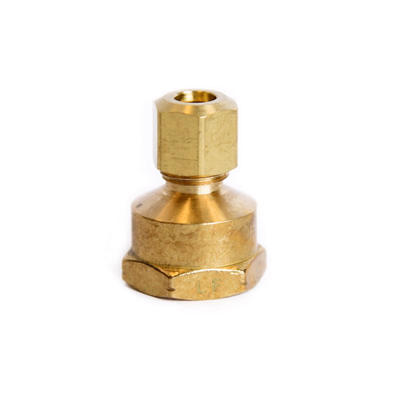 ATC 6JC120110701033 Coupling 1/4" Compression X 3/8" D FPT Brass