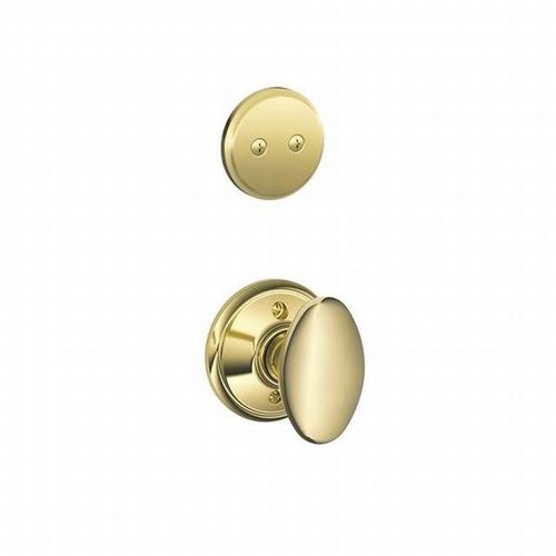 F94 Siena Knob Inside Trim for Dummy Handleset Bright Polished Brass