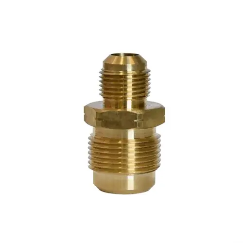 Union 3/4" MPT X 1/2" D MPT Yellow Brass - pack of 5