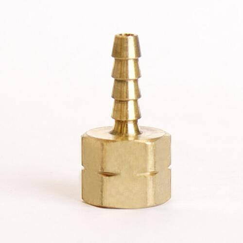 Adapter Brass 1/8" D X 1/8" D Yellow - pack of 5