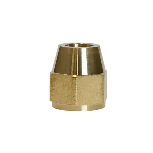 Forged Flare Nut 5/8" Flare X 1/2" D CTS Brass