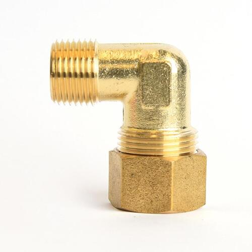 90 Degree Street Elbow 5/8" Tube X 3/8" D MPT Brass - pack of 5