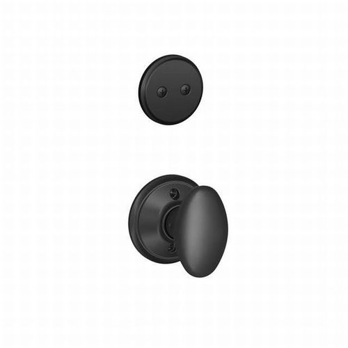 F94 Siena Knob Inside Trim for Dummy Handleset Matte Black