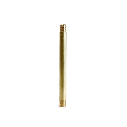 Nipple 1/8" MPT X 1/8" D MPT Red Brass 4-1/2" L - pack of 5