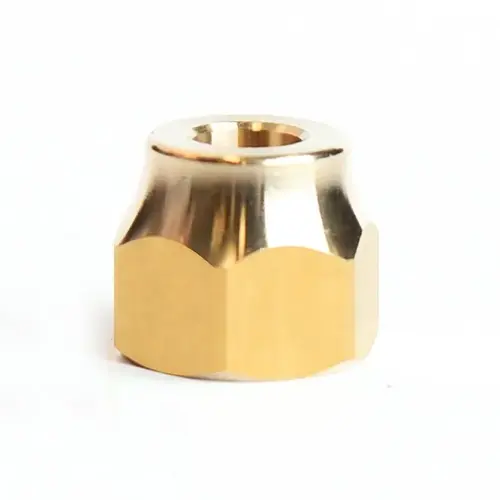 Forged Flare Nut 1/4" Flare X 1/4" D CTS Brass