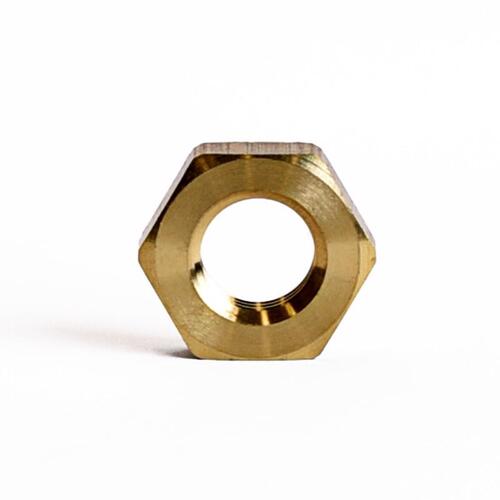 Pipe Lock Nut 1/4" Yellow Brass Yellow