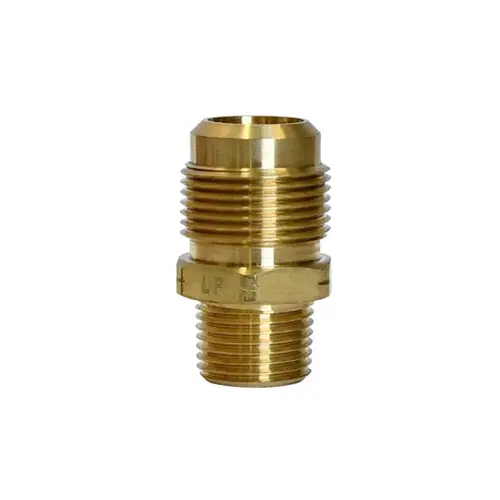 Adapter 3/4" Flare X 1/2" D MPT Brass - pack of 5