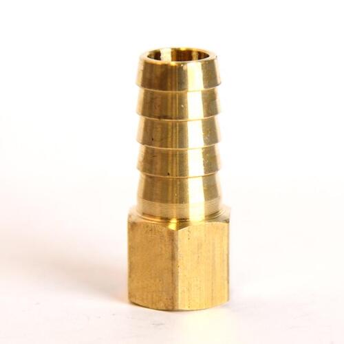 Adapter Brass 1/4" D X 1/2" D Yellow - pack of 5