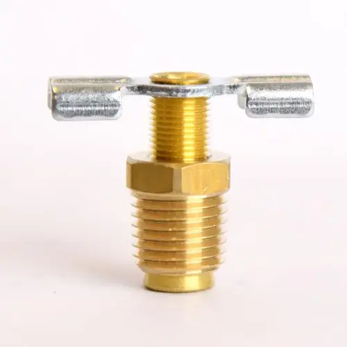 Needle Drain Cock 1/4" Brass