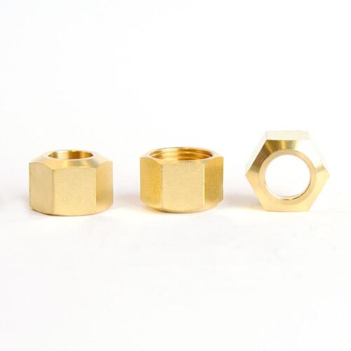 Nut 3/8" Compression X 3/8" D Compression Brass