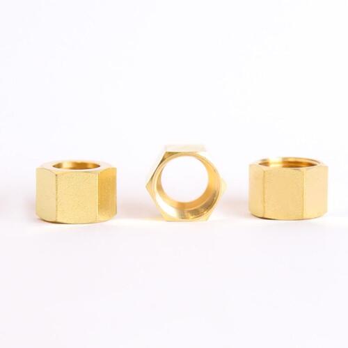 Nut 1/2" Compression X 1/2" D Compression Brass