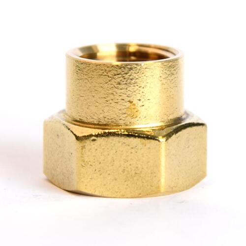 Hose Adapter Brass 3/4" D X 1/2" D Gold