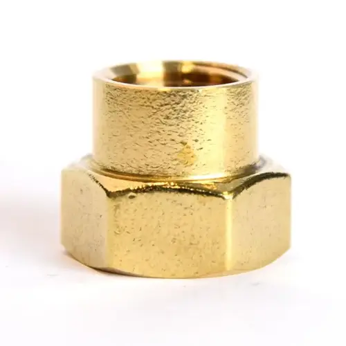 Hose Adapter Brass 3/4" D X 1/2" D Gold - pack of 5