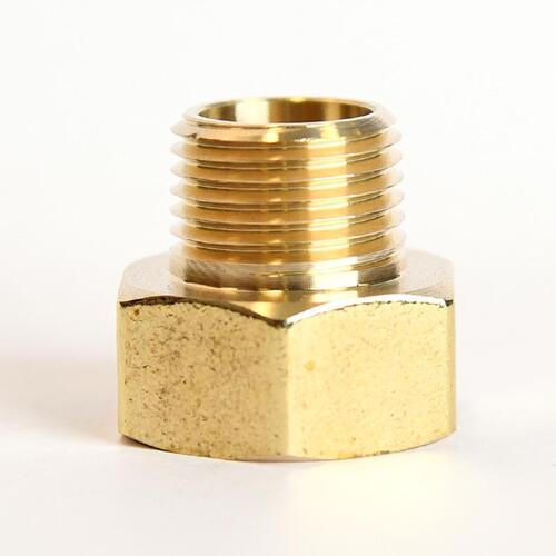 Hose Adapter Brass 3/4" D X 1/2" D Gold - pack of 5