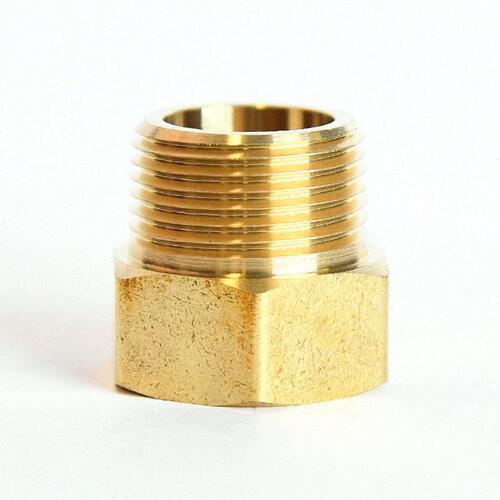 Hose Adapter Brass 3/4" D X 3/4" D Gold - pack of 5