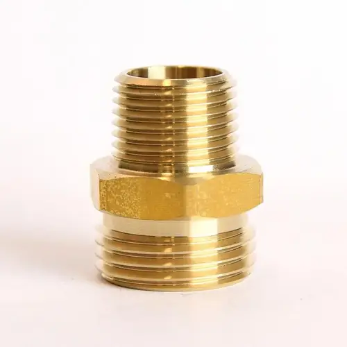 Hose Adapter Brass 3/4" D X 1/2" D Gold - pack of 5