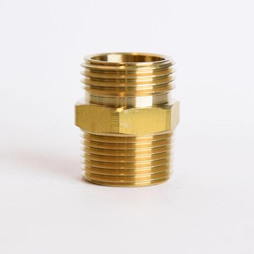 Hose Adapter Brass 3/4" D X 3/4" D Gold - pack of 5