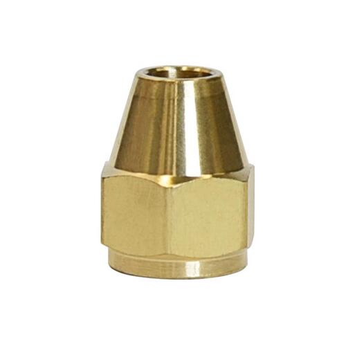 Nut 1/4" Flare Brass