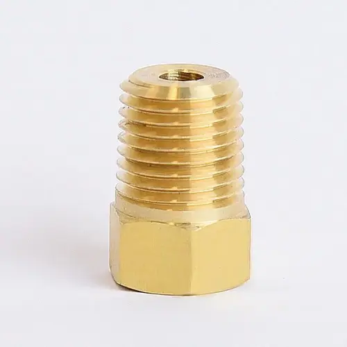 Inverted Flare Adapter 1/4" Flare X 1/4" D MPT Brass - pack of 5